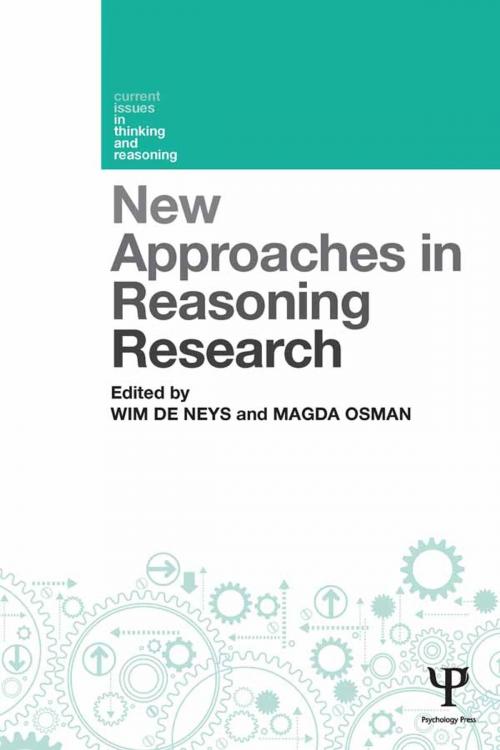 Cover of the book New Approaches in Reasoning Research by , Taylor and Francis
