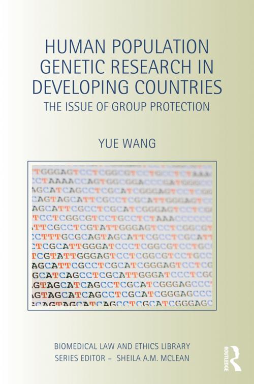 Cover of the book Human Population Genetic Research in Developing Countries by Yue Wang, Taylor and Francis