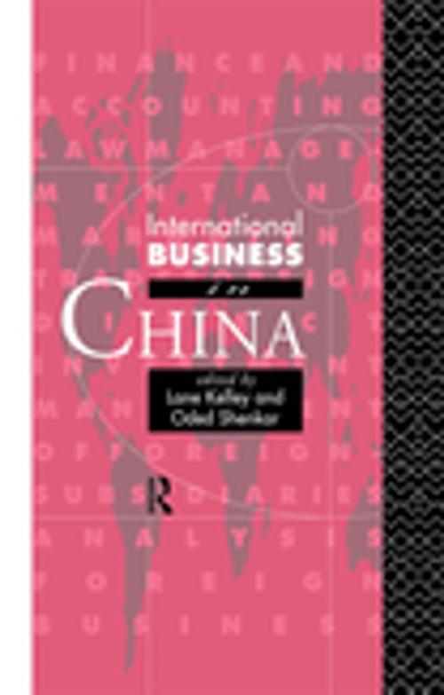 Cover of the book International Business in China by , Taylor and Francis