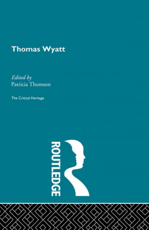 Cover of the book Thomas Wyatt by , Taylor and Francis