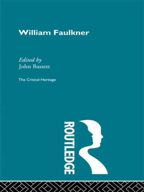 Cover of the book William Faulkner by , Taylor and Francis