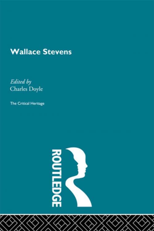 Cover of the book Wallace Stevens by , Taylor and Francis