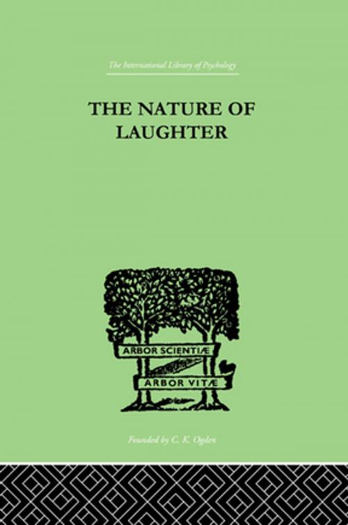 Cover of the book The Nature Of Laughter by Gregory, J C, Taylor and Francis