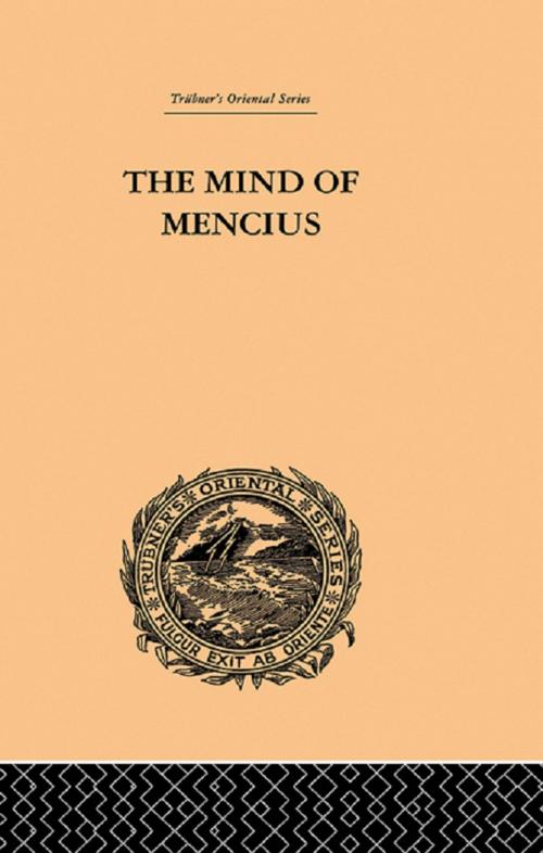 Cover of the book The Mind of Mencius by E. Faber, Taylor and Francis
