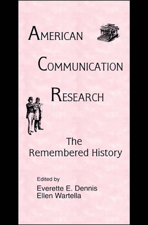 Cover of the book American Communication Research by , Taylor and Francis