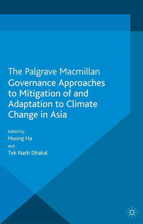 Cover of the book Governance Approaches to Mitigation of and Adaptation to Climate Change in Asia by , Palgrave Macmillan UK