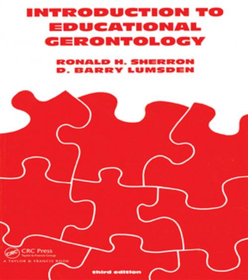 Cover of the book Introduction to Educational Gerontology by Ronald H. Sherron, D. Barry Lumsden, Taylor and Francis