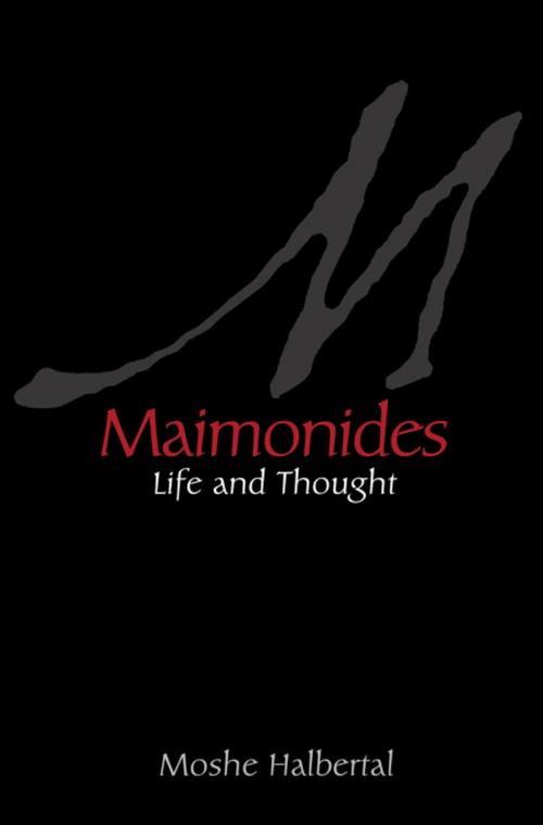 Cover of the book Maimonides by Moshe Halbertal, Princeton University Press