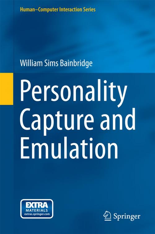 Cover of the book Personality Capture and Emulation by William Sims Bainbridge, Springer London