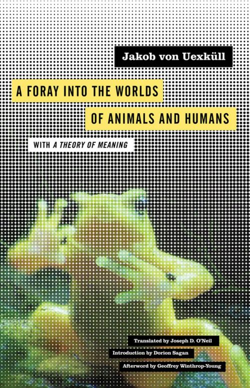 Cover of the book A Foray into the Worlds of Animals and Humans by Jakob von Uexküll, University of Minnesota Press