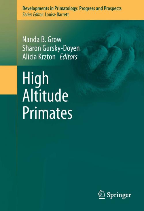 Cover of the book High Altitude Primates by , Springer New York