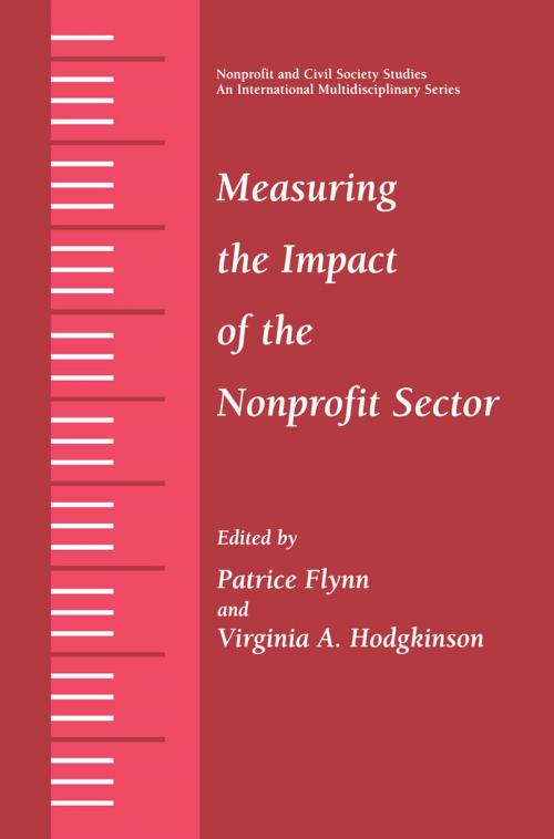 Cover of the book Measuring the Impact of the Nonprofit Sector by , Springer US