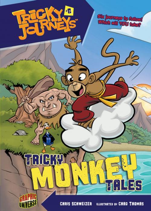 Cover of the book Tricky Monkey Tales by Chris Schweizer, Lerner Publishing Group