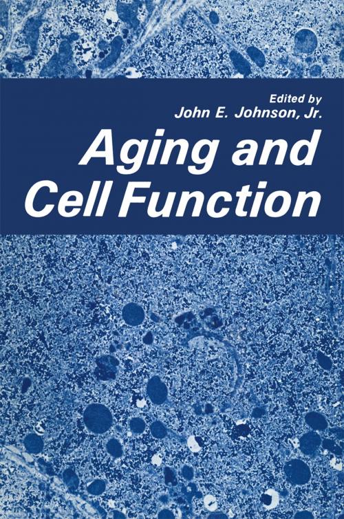 Cover of the book Aging and Cell Function by , Springer US
