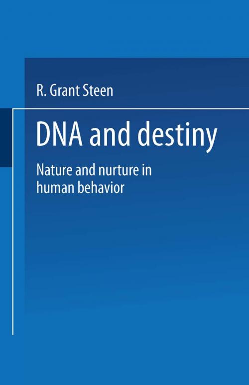 Cover of the book DNA and Destiny by R. Grant Steen, Springer US
