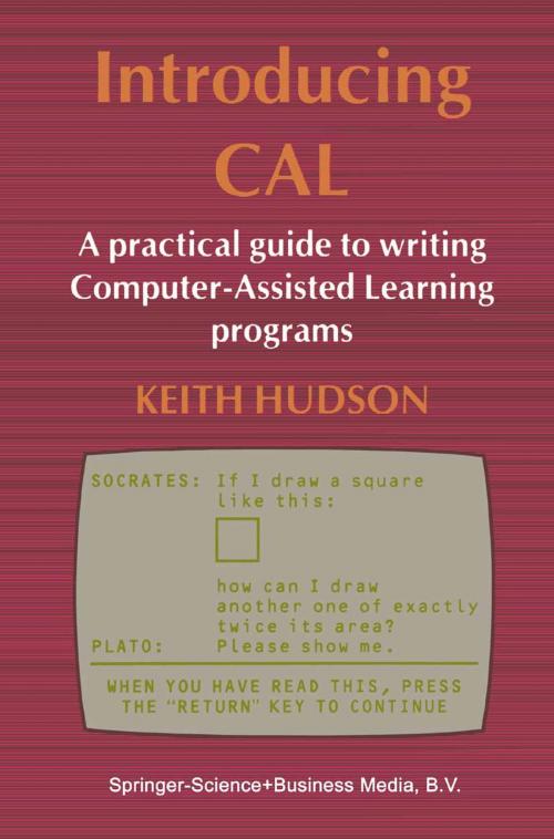 Cover of the book Introducing CAL by Keith Hudson, Springer US