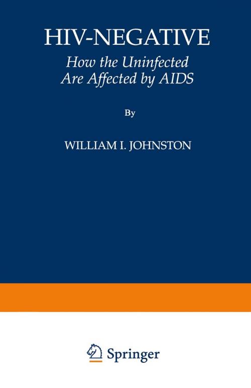 Cover of the book HIV-Negative by William I. Johnston, Springer US