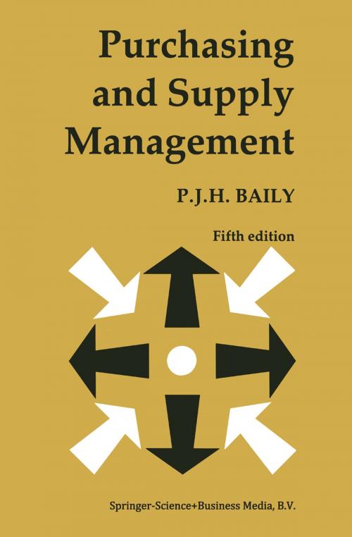 Cover of the book Purchasing and Supply Management by P. J. H. Baily, Springer US