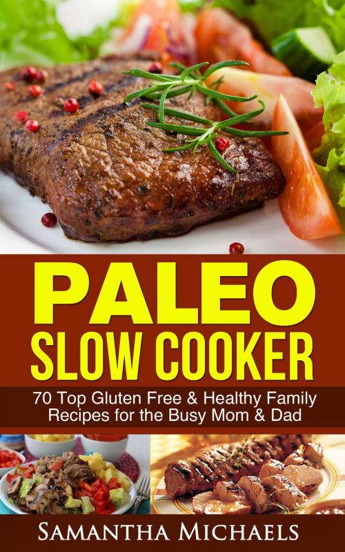 Cover of the book Paleo Slow Cooker: 70 Top Gluten Free & Healthy Family Recipes for the Busy Mom & Dad by Samantha Michaels, Speedy Publishing LLC
