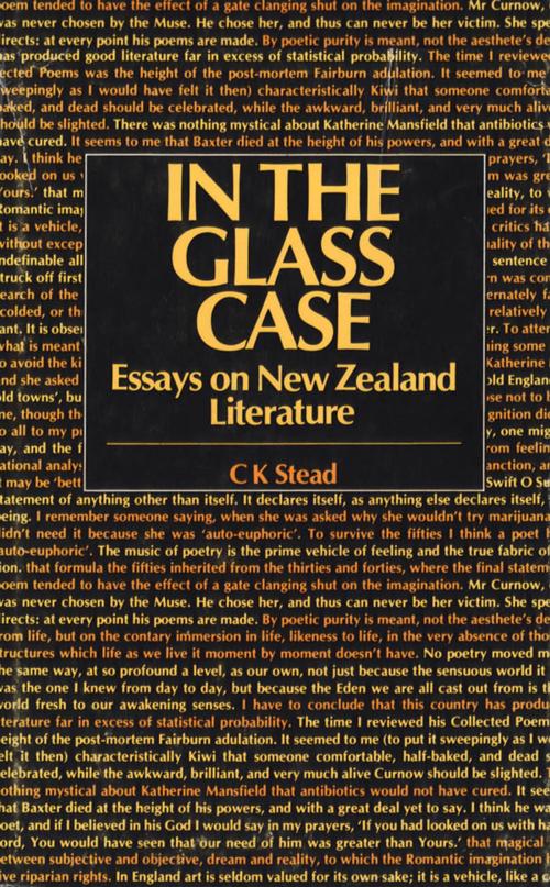 Cover of the book In the Glass Case by C. K. Stead, Auckland University Press