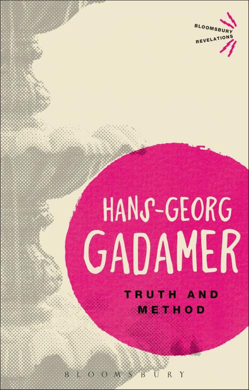 Cover of the book Truth and Method by Hans-Georg Gadamer, Bloomsbury Publishing