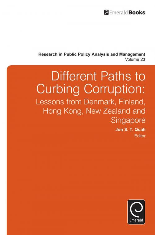 Cover of the book Different Paths to Curbing Corruption by , Emerald Group Publishing Limited