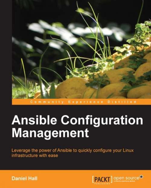 Cover of the book Ansible Configuration Management by Daniel Hall, Packt Publishing