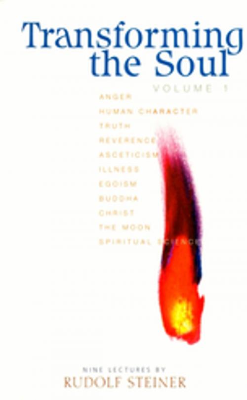 Cover of the book Transforming The Soul: Volume 1 by Rudolf Steiner, Rudolf Steiner Press