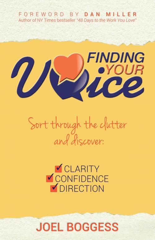 Cover of the book Finding Your Voice by Joel Boggess, Sound Wisdom