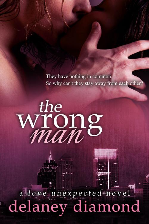 Cover of the book The Wrong Man by Delaney Diamond, Garden Avenue Press