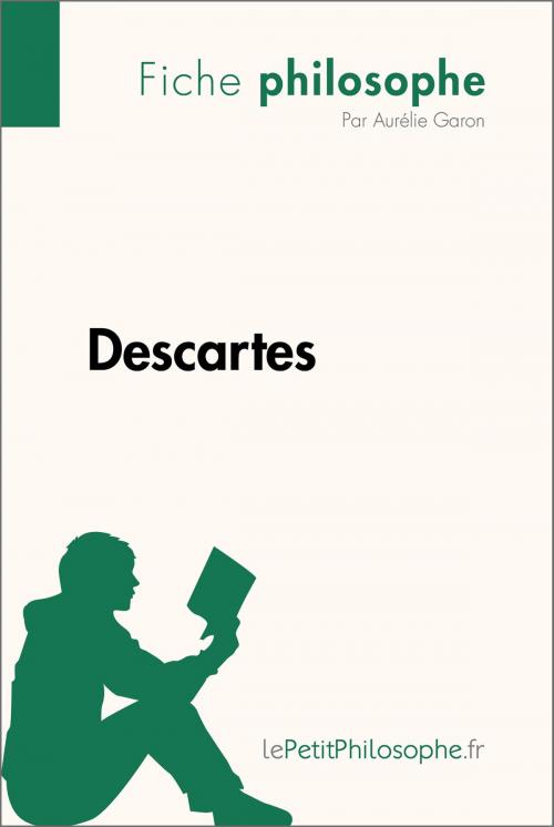 Cover of the book Descartes (Fiche philosophe) by Aurélie Garon, lePetitPhilosophe.fr, lePetitPhilosophe.fr