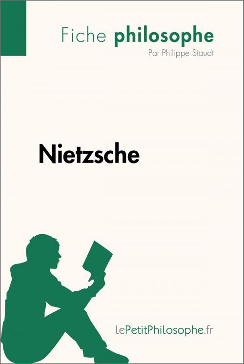 Cover of the book Nietzsche (Fiche philosophe) by Philippe Staudt, lePetitPhilosophe.fr, lePetitPhilosophe.fr