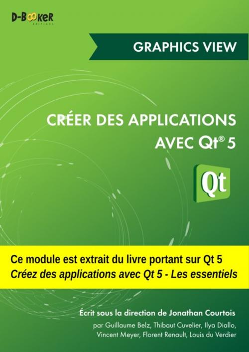 Cover of the book Créer des applications avec Qt 5 - Graphics View by Collectif D'Auteurs, Jonathan Courtois, Éditions D-BookeR