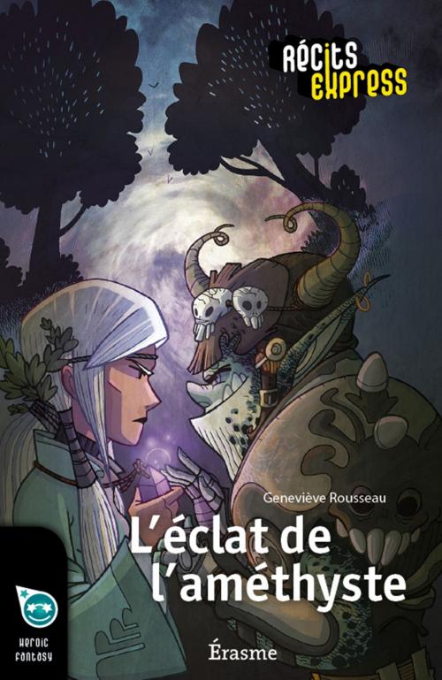 Cover of the book L'éclat de l'améthyste by Geneviève Rousseau, Récits Express, Erasme
