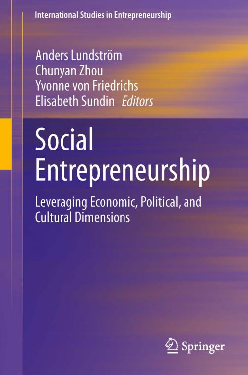 Cover of the book Social Entrepreneurship by , Springer International Publishing