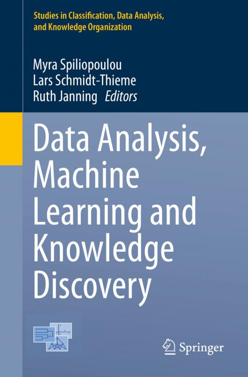 Cover of the book Data Analysis, Machine Learning and Knowledge Discovery by , Springer International Publishing