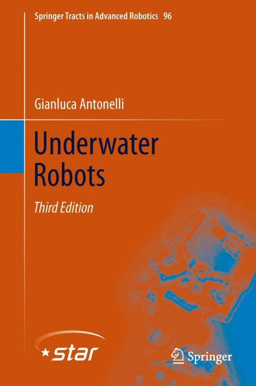 Cover of the book Underwater Robots by Gianluca Antonelli, Springer International Publishing