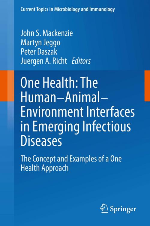Cover of the book One Health: The Human-Animal-Environment Interfaces in Emerging Infectious Diseases by , Springer Berlin Heidelberg