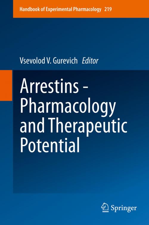 Cover of the book Arrestins - Pharmacology and Therapeutic Potential by , Springer Berlin Heidelberg