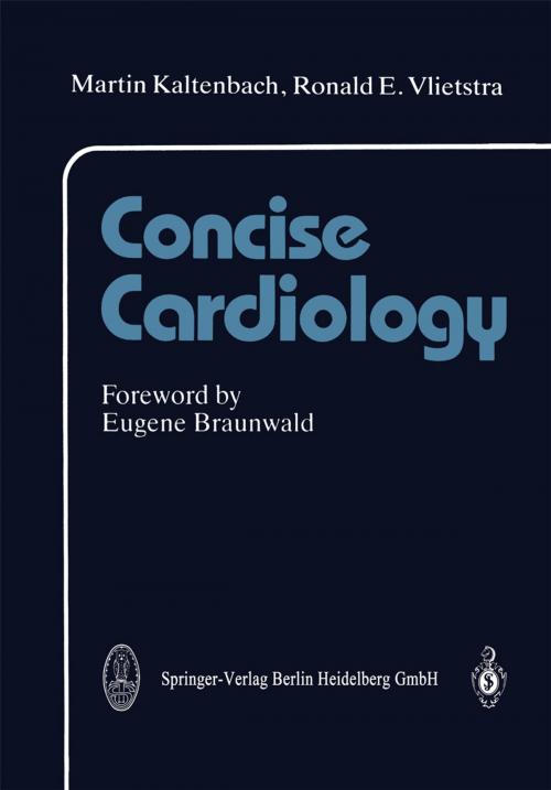 Cover of the book Concise Cardiology by Martin Kaltenbach, Ronald E. Vlietstra, Steinkopff