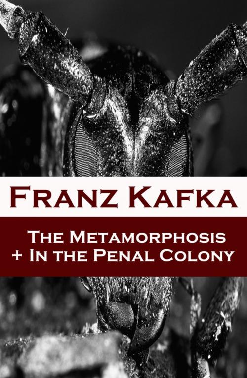 Cover of the book The Metamorphosis + In the Penal Colony (2 contemporary translations by Ian Johnston) by Franz  Kafka, e-artnow
