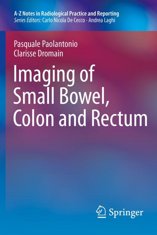 Cover of the book Imaging of Small Bowel, Colon and Rectum by Pasquale Paolantonio, Clarisse Dromain, Springer Milan