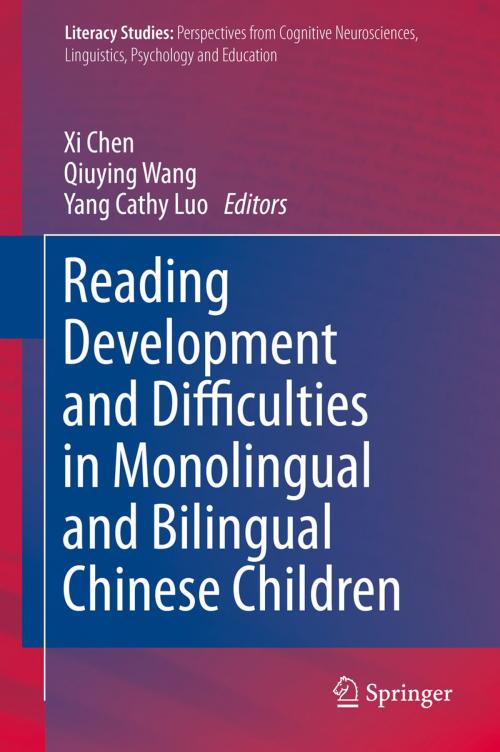 Cover of the book Reading Development and Difficulties in Monolingual and Bilingual Chinese Children by , Springer Netherlands