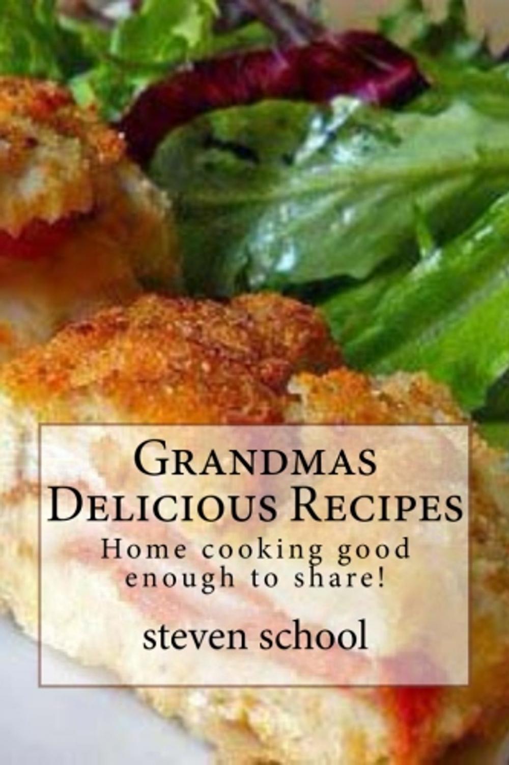 Big bigCover of grandmas delicious recipes
