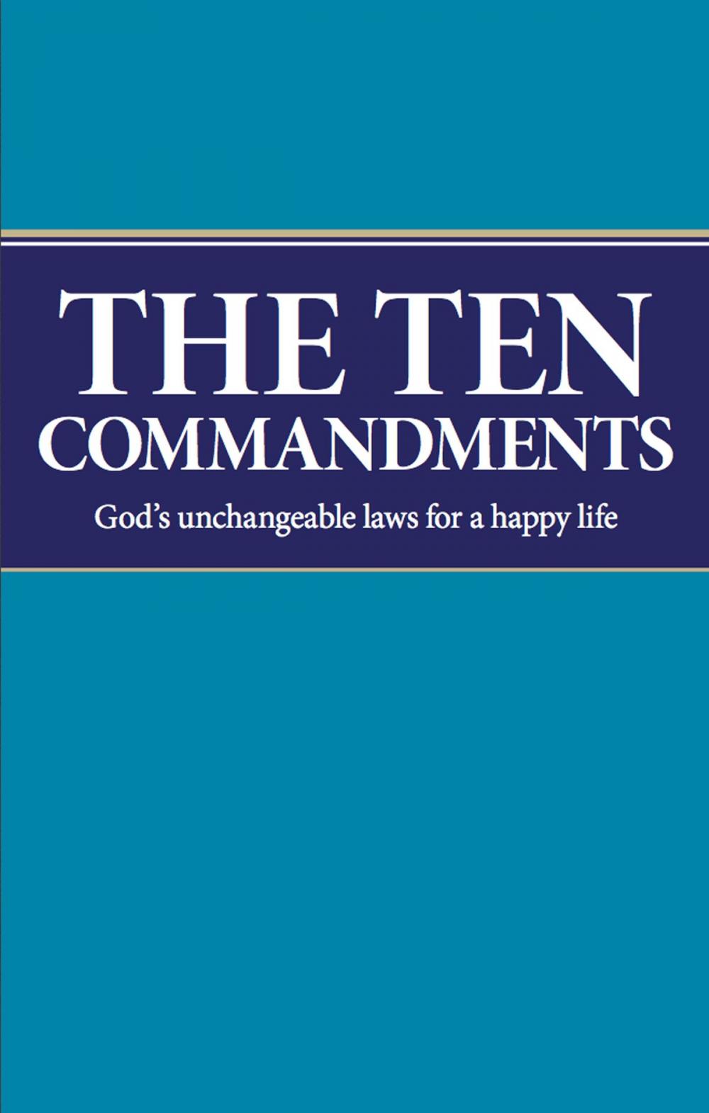 Big bigCover of The Ten Commandments