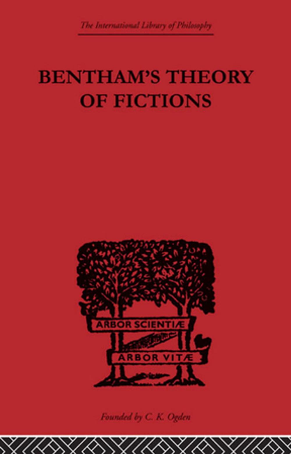 Big bigCover of Bentham's Theory of Fictions