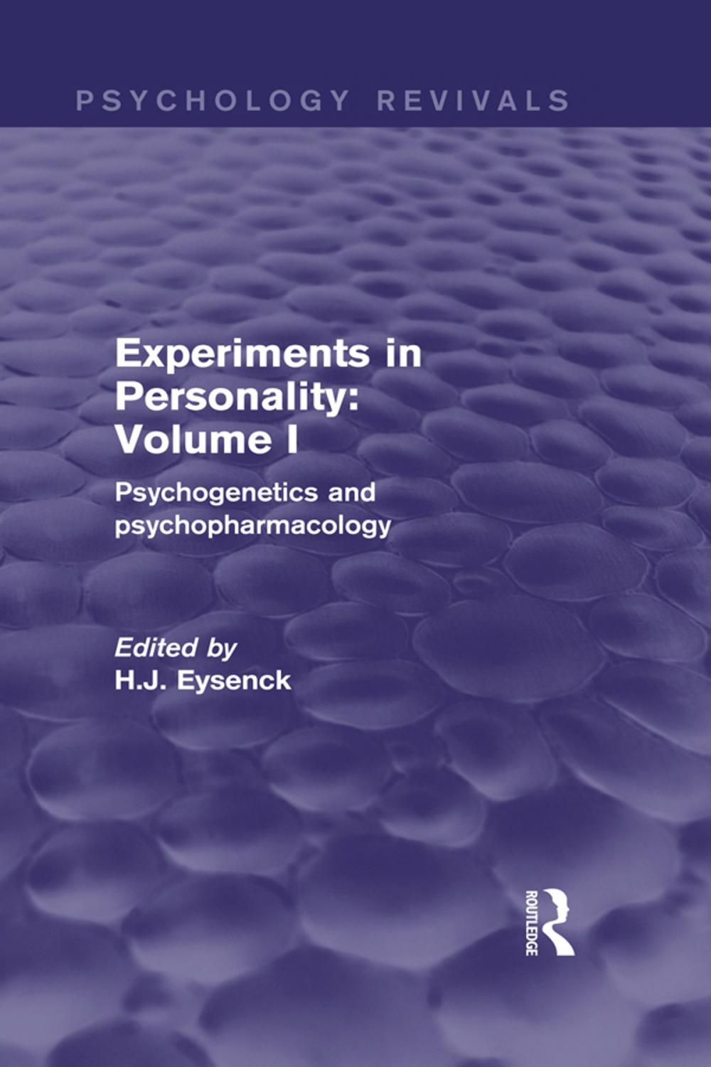 Big bigCover of Experiments in Personality: Volume 1 (Psychology Revivals)