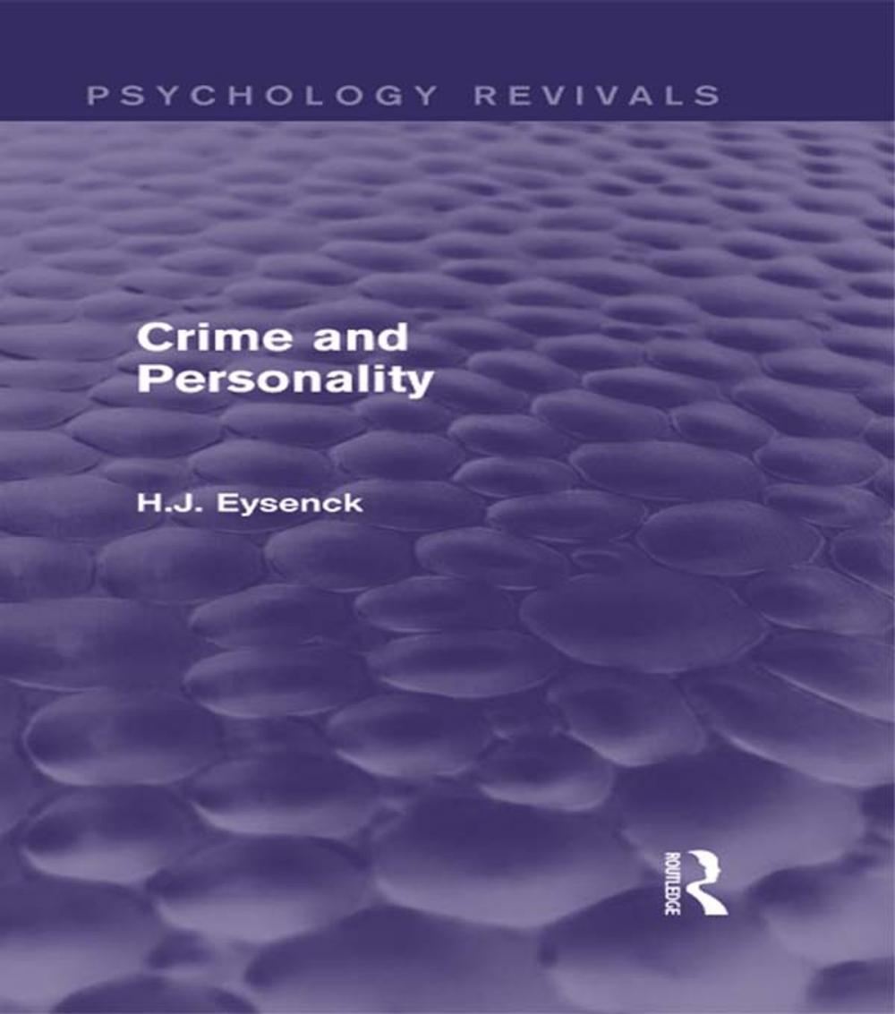 Big bigCover of Crime and Personality (Psychology Revivals)