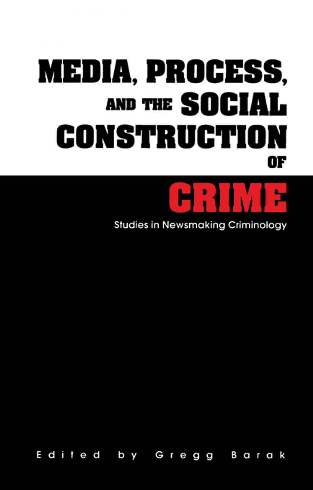 Big bigCover of Media, Process, and the Social Construction of Crime