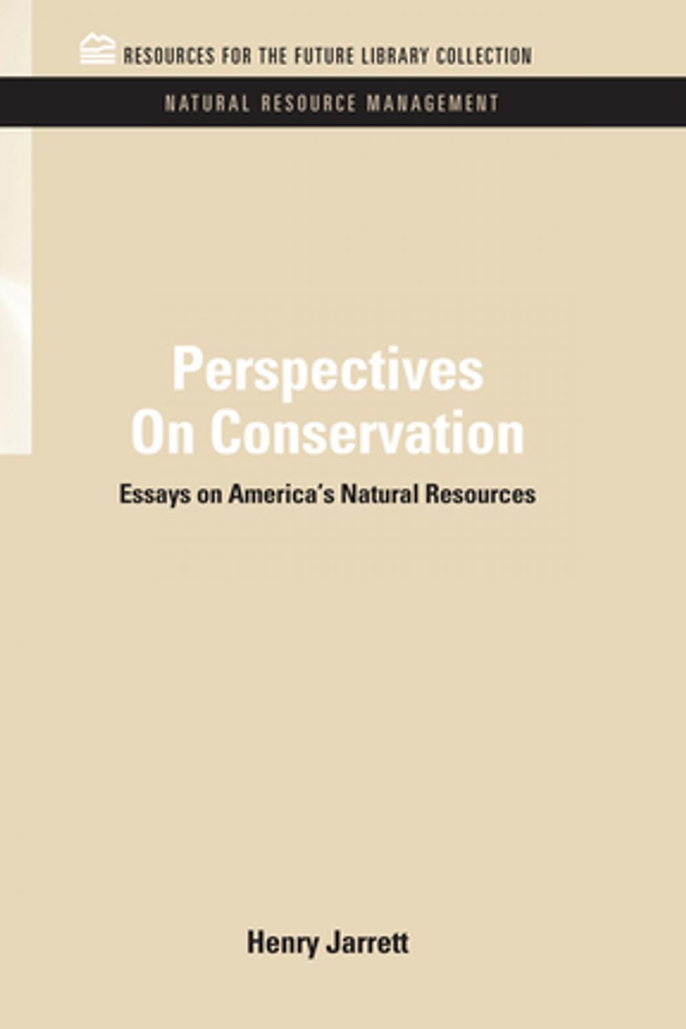 Big bigCover of Perspectives On Conservation